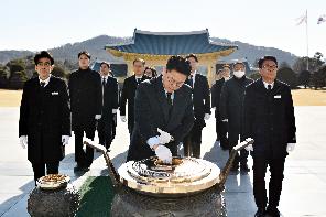 충청광역연합의회 대전 현충원 참배