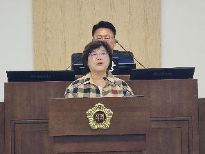 안경자 의원, 제5회 임시회 1차 본회의 5분자유발언