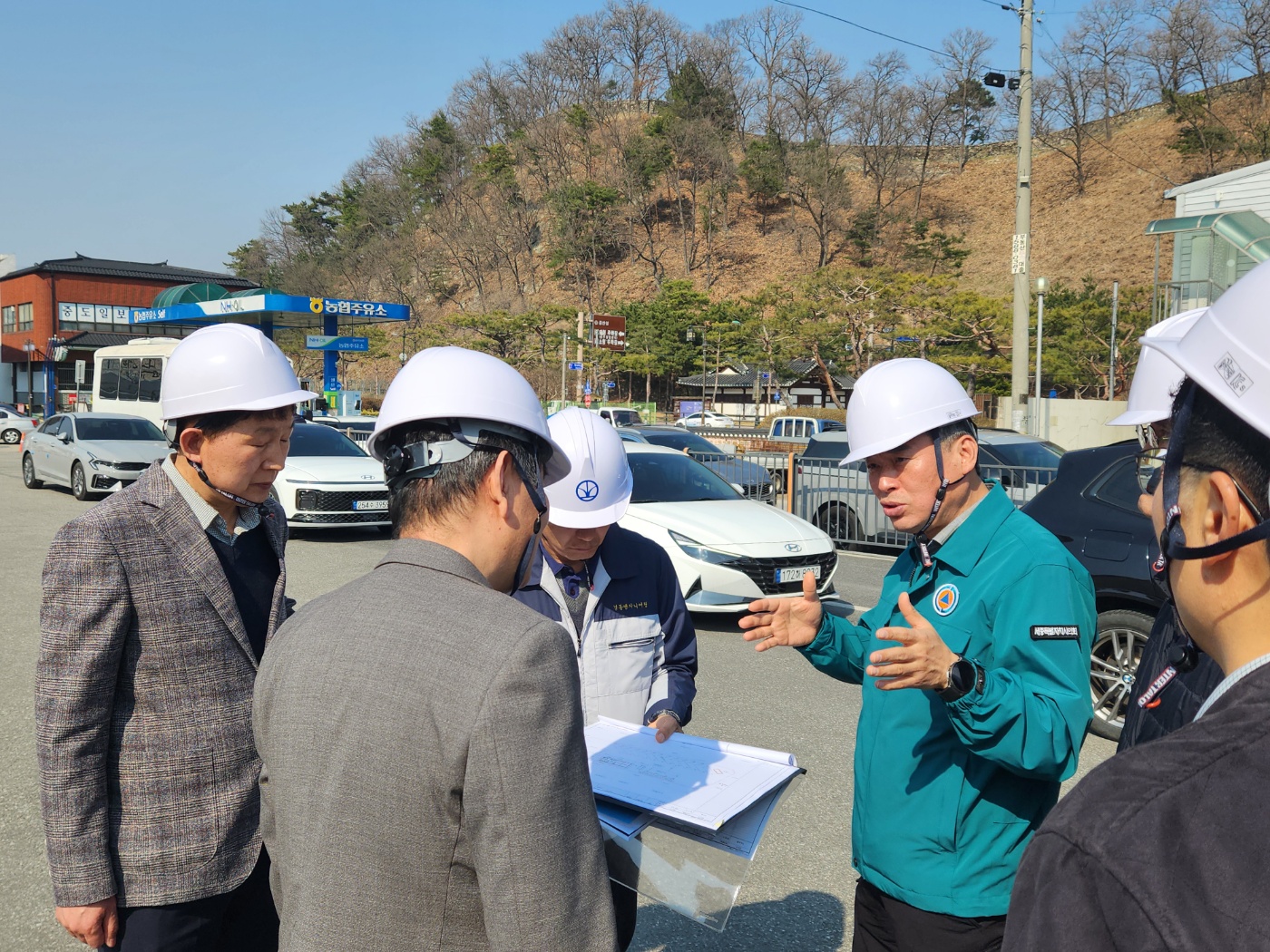 충청광역연합의회, 초광역건설환경위원회 세종-공주 BRT 현장 방문